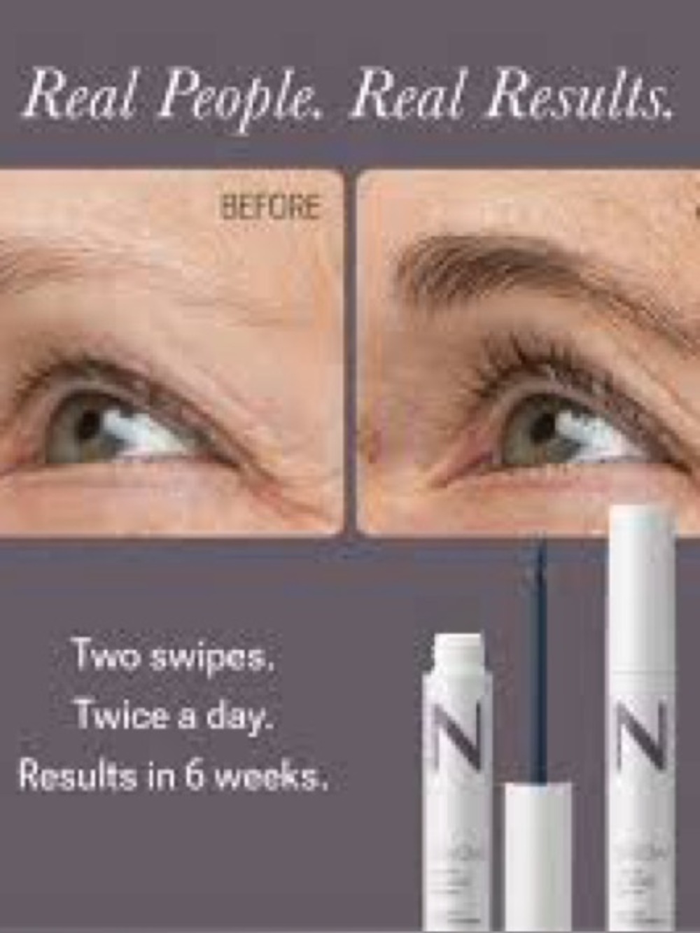 Nulastin eyebrow growth serum